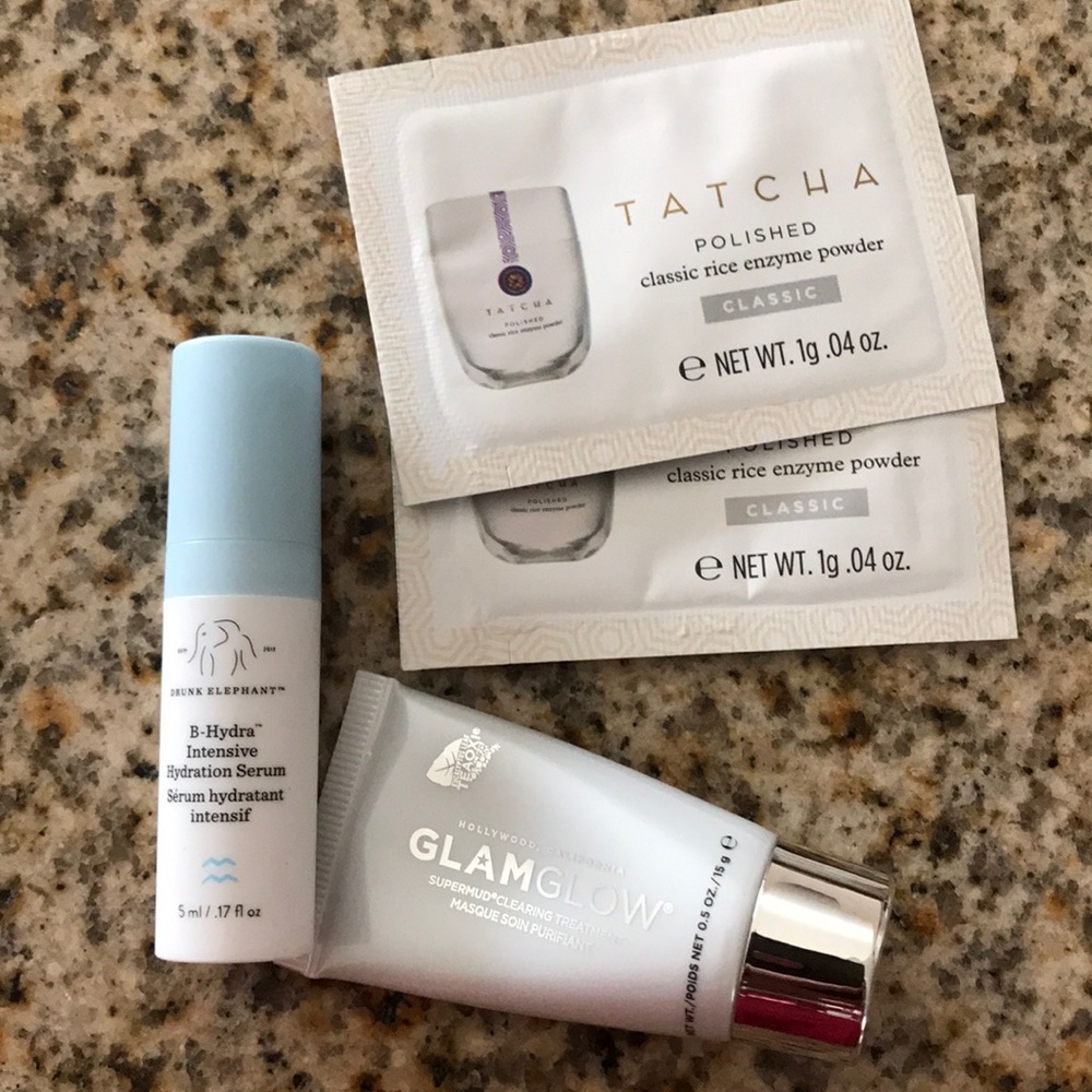 Skincare sample bundle